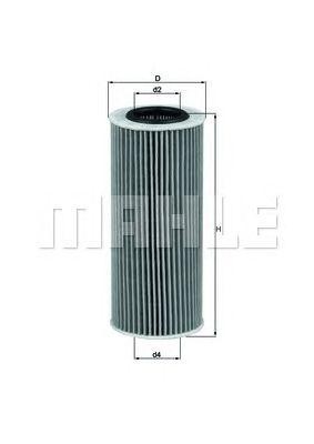 Фильтр масляный BMW 3 (E46,E90),5 (E60),X5 (E53) MAHLE OX177/3D MAHLE KNECHT