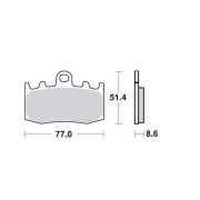 Колодки дисковые MCB748SV MCB748SV TRW LUCAS