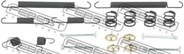 К-кт монтажный барабанных колодок NISSAN ALMERA 2006-2012 0204-B10RSR-KIT 0204-B10RSR-KIT FEBEST