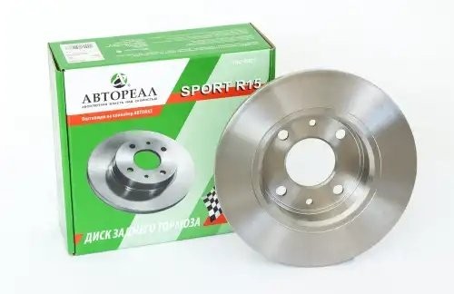 Диск тормозной ВАЗ-1118,2190 (R15) задний (1шт.) АВТОРЕАЛ AB905-3502070 AVTOREAL