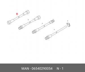 Шланг 06540290054 MAN