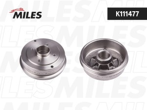 Барабан тормозной (d180mm) RENAULT LOGAN/CLIO/MEGANE (TRW DB4245B) K111477 K111477 MILES