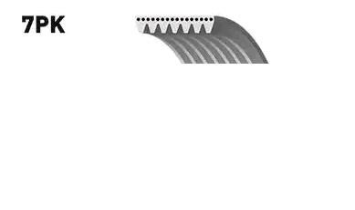 Ремень приводной поликлиновой 7PK1640 GATES 7-PK-1640 GATES