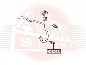 ТЯГА СТАБИЛИЗАТОРА HONDA 0323GBF 0323-GBF ASVA