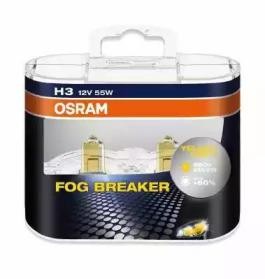 Лампа 12V H3 55W PK22s бокс (2шт.) Fog Breaker OSRAM 62151FBR-HCB OSRAM