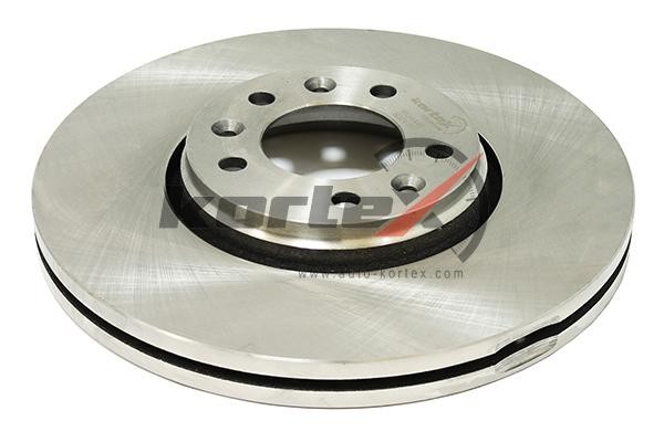 Диск тормозной PEUGEOT 407 CITROEN C5 (08-) передний (1шт.) KORTEX KD0426 KORTEX