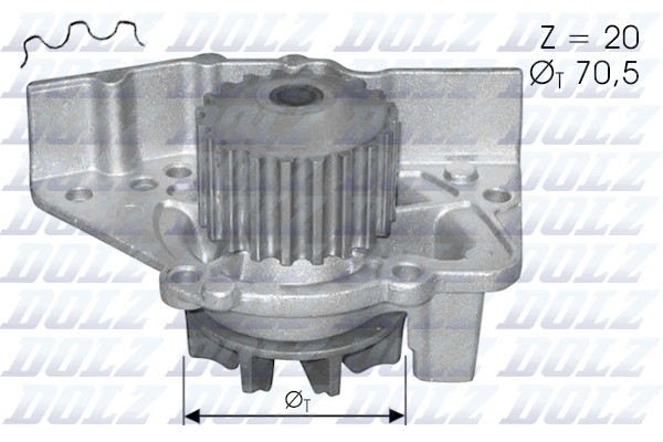 CITROEN/FIAT/HYUNDAI/LANCIA 1.8-2.0D/TD C119 DOLZ