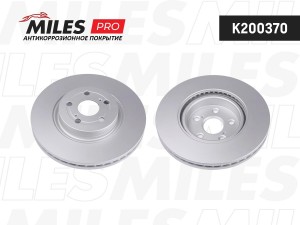 Диск тормозной (серия PRO с антикоррозионным покрытием) TOYOTA AVENSIS 2.0-2.4 0 K200370 MILES