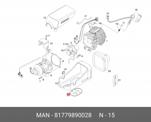 Уплотнение 81779890028 MAN
