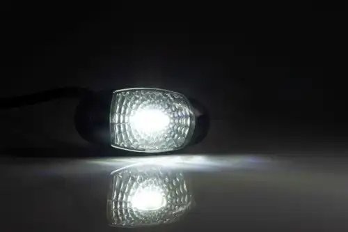 фонарь габаритный! белый LED 72x34 с проводом 0.5м\ FT025BLED FRISTOM