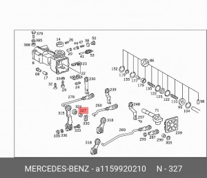 втулка рычага переключения передач !\MB A 115 992 02 10 MERCEDES BENZ