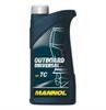 Масло моторное 2-х тактное MANNOL 7208 Outboard Universal TC TC-W2 минеральное 1 MN7208-1 MANNOL