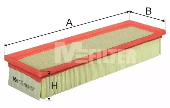 фильтр воздушный!\ Citroen C3 1.6 16V 02>, Peugeot 1007/207 1.6 16V 05> K 734 MFILTER AUTOMOTIVE FILTERS
