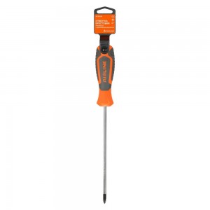 Отвертка крестовая PH1x150мм с эргономичной рукояткой магнитная, пласт.подвес (A ATAV104 AIRLINE