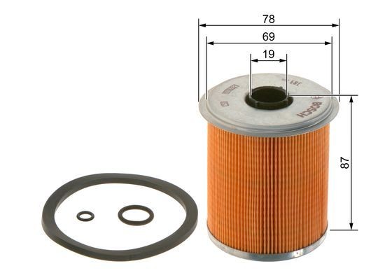 Фильтр топливный RENAULT Megane (96-) BOSCH F026402521 BOSCH