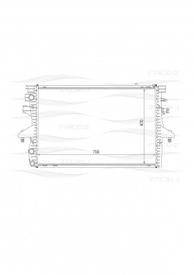 Радиатор VW Transporter 03- KK0211 KK0211 FREE Z