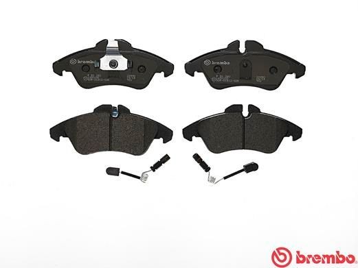 P50080 колодки дисковые п. !\MB Sprinter 208D/308D, VW LT II 28-35 95> P50080 BREMBO