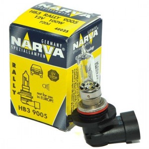Лампа 12V HB3 100W P20d Rallye NARVA 480253000 NARVA