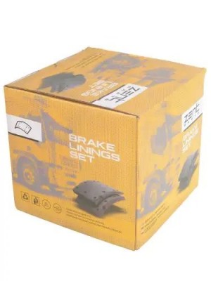 накладки торм. с ЗАКЛЕПК. STD! 19010 21.0-13.0 (420x150)(93685/L10 6.35x15.9 64) Z10735 ZENTPARTS