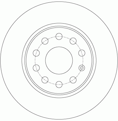 Диск тормозной задний SKODA OCTAVIA (5E), VW GOLF VI-VII (272мм) DF7911 DF7911 TRW