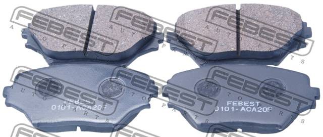 Колодки тормозные дисковые передние 0101-ACA20F FEBEST