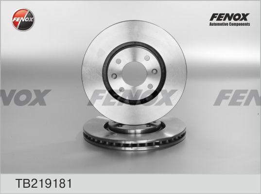 PEUGEOT 307 (2001-2007)/CITROEN C5 (2001-2005) ДИАМЕТР 283ММ TB219181 FENOX