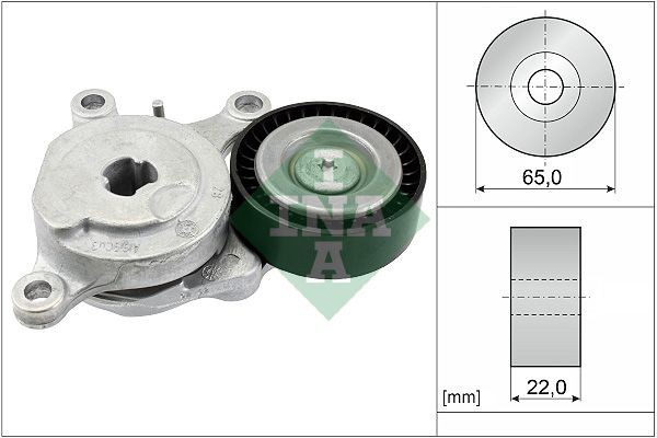 Натяжитель ремня MERCEDES C160 W205, GLA (X156) 534057510 534 0575 10 INA