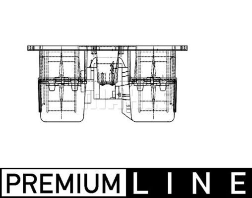 Мотор вентилятора отопителя кабины Volvo FH/FM FH 12 NEW AB 31 000P MAHLE KNECHT