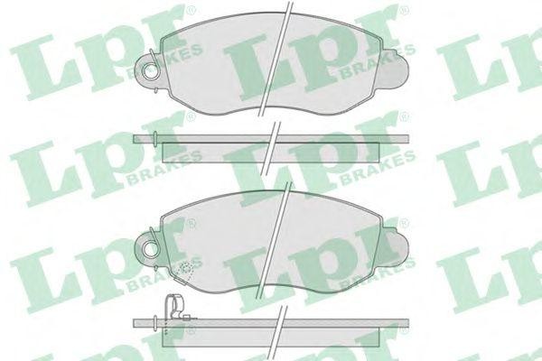 Комплект тормозных колодок 05P775 05P775 LPR