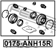 Ремкомплект задн суппорта TOYOTA ESTIMA T/L ACR30/MCR30 1999-2006 0175-ANH15R 0175-ANH15R FEBEST