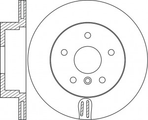 Диск тормозной BMW X3 F25 10-  RN1720 RN1720 NIBK