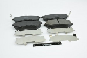 колодки дисковые перед. с антиск. пл.! (P78013)\ Subaru Lagacy IV/Outback 2.0/2. 0801-G12F FEBEST