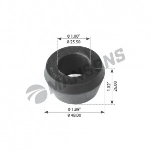 Втулка амортизатора DAF заднего (резиновая) (27x24) MANSONS MH4483 MANSONS
