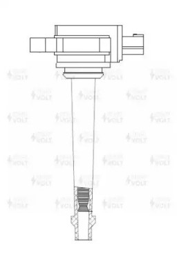 Катушка зажигания для а/м Renault Fluence (10-)/Megane (08-) 2.0i (SC 0907) SC 0907 START VOLT