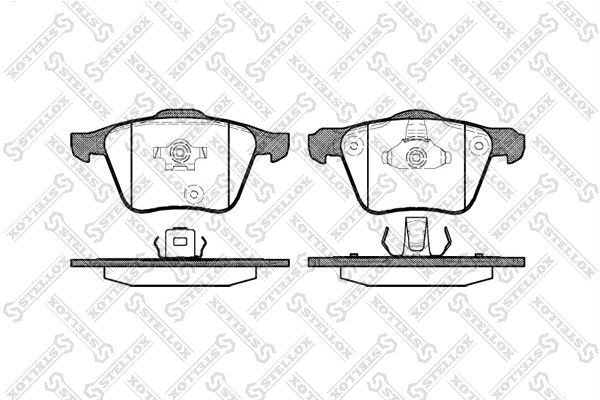 1043 00 !колодки дисковые п.\ Volvo XC90 2.5iT/3.0i T6 02> 1054-000-SX STELLOX