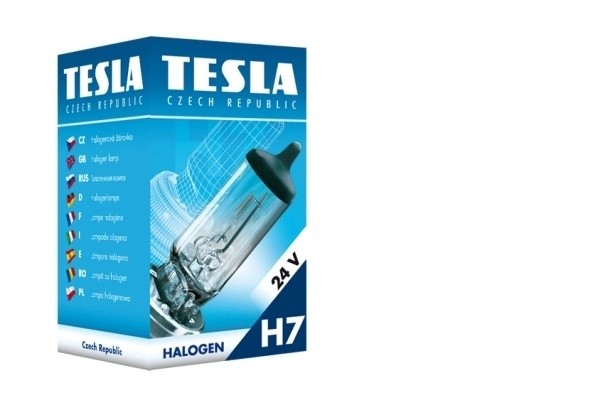 лампа! H7, 24V, 70 W, PX 26d галогенная\ B10702 TESLA