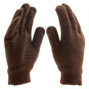 Перчатки полушерстяные ПВХ покрытие двойные СИБРТЕХ 68635 SIBRTEC