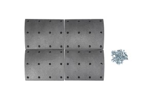 SCANIA  2/3-SERIE ширина 254ММ(2 накладки колодку) Topcover без заклепок T05616002 TOPCOVER