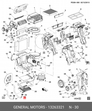 Кольцо уплотнительное 13263321 13263321 GENERAL MOTORS