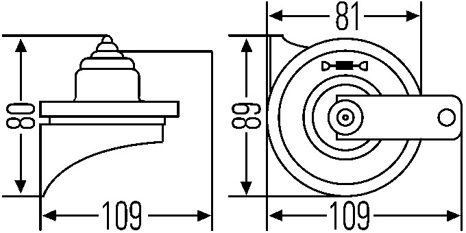 Сигнал 3FH007424-801 3FH007424-801 HELLA