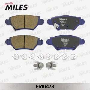 Колодки тормозные задние (Смесь CERAMIC серия PRO) OPEL ASTRA G 98/ZAFIRA 0305 ( E510478 MILES