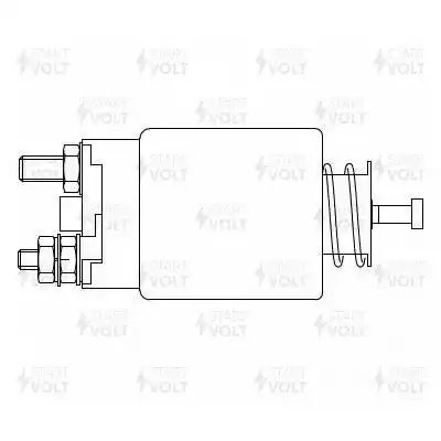 Реле втягивающее HYUNDAI Solaris (10-) STARTVOLT VSR0806 START VOLT