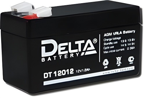 аккумуляторная батарея! 12V 1.2Ah 97x43x59\ DT 12012 DELTA BATTERY