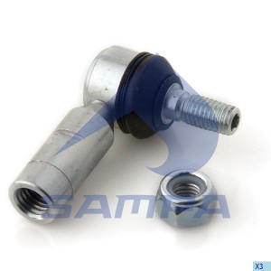 Наконечник тяги КПП L=55  M12*1,75/M10 левый MAN/DAF/Scania/Volvo/RVI/Iveco 100063 SAMPA