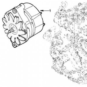 Генератор КАМАЗ Камминз ISBe, ISDe (24V/90A) (4892320) (10083) (HC3110109) (Haff 10083 HAFFEN