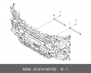 Распорка 81416140100 MAN
