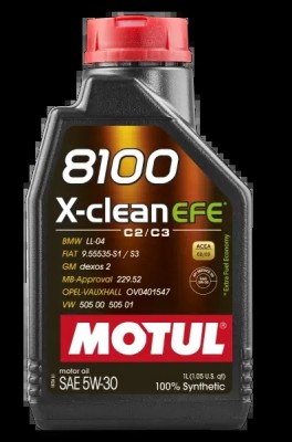 Масло моторное MOTUL 8100 X-CLEAN EFE 5W30 синт.1л 109470 MOTUL