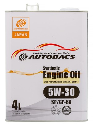 Масло моторное AUTOBACS ENGINE OIL 5W-30 SP GF-6 4л A00032428 A00032428 AUTOBACS