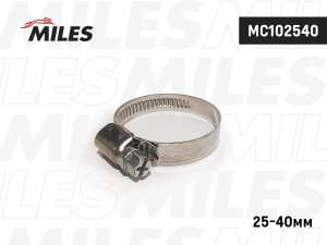Хомут червячный 25-40/9 мм. (нержавеющая сталь) MC102540 MC102540 MILES