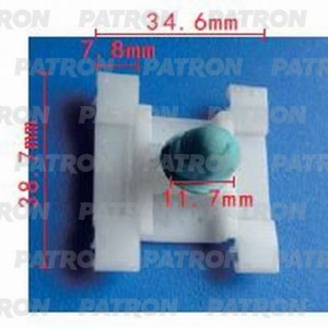 Скоба пластиковая Audi,Seat,Skoda,Volkswagen применяемость: молдинги P371010 P371010 PATRON